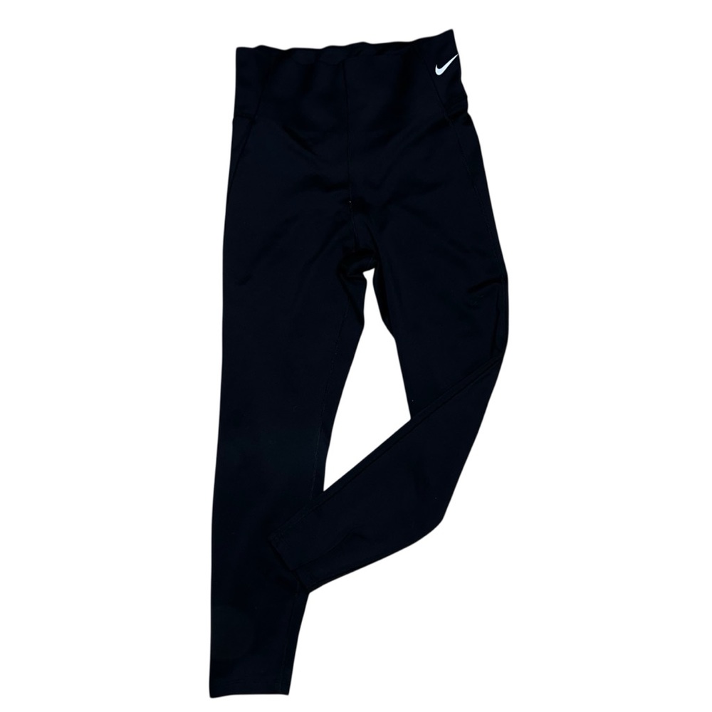 Nike Dri Fit Performance Leggings Black Mid Rise Size Small - Picture 5 of 7